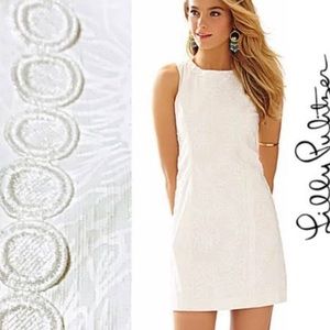 Lilly Pulitzer Mila shift dress resort white